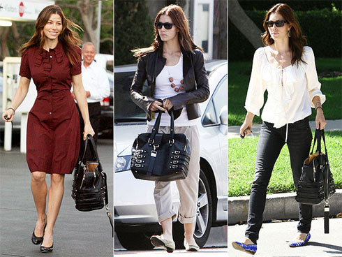 You asked for it! Please ID Jessica Biel's Favorite Bag! - Celebrity ...