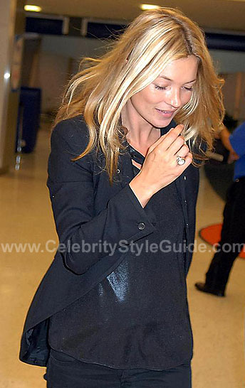 Kate Moss wearing Rag & Bone Tailcoat in black - Celebrity Style Guide