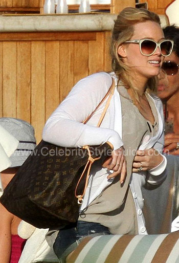 Hilary Duff wearing Chloe Sunglasses Tilia Sunglasses - Celebrity Style  Guide