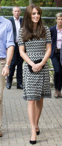 The Kate Effect Does It Again! This Tory Burch Dress Worn By Kate Middleton  Sells Out Within Hours - Celebrity Style Guide