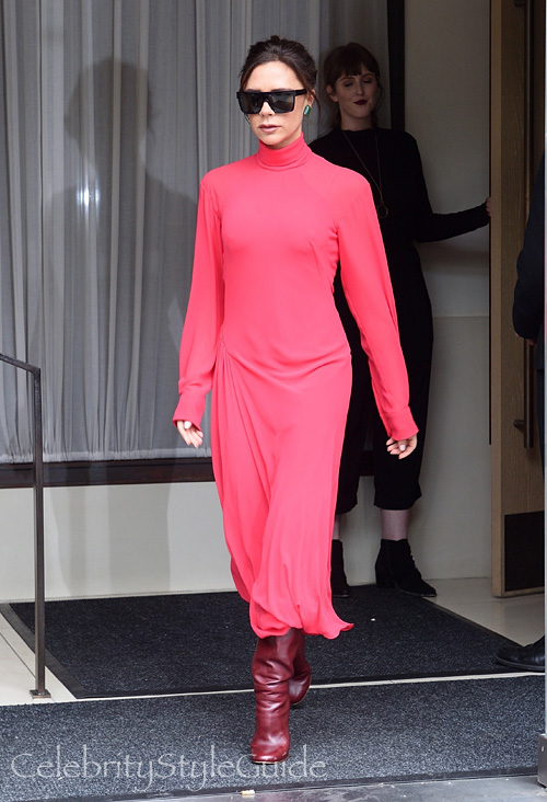 Victoria Beckham Makes A Statement In Her Own Collection - Celebrity ...