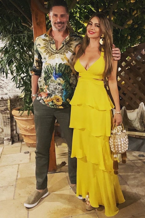 Sofia Vergara Teams A Yellow Jacket With A Chanel Bag & Spiked Wedges –  Footwear News