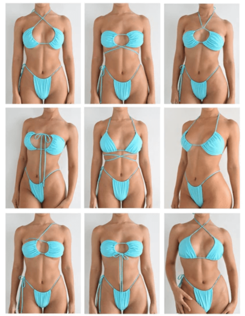 10 Different Ways to Wear a Bikini Top