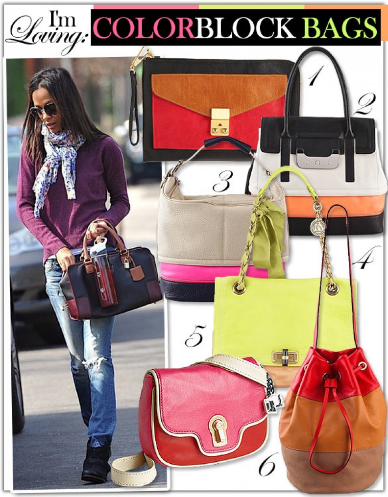 I'm Loving: Colorblock Bags