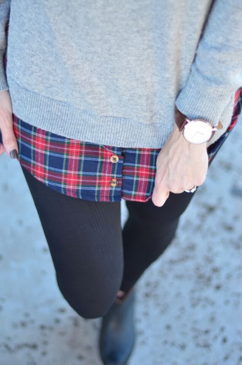 My Weekend Style: A Pop Of Plaid