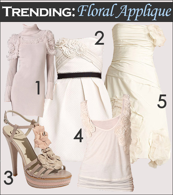 Now Trending: Floral Appliques - Celebrity Style Guide